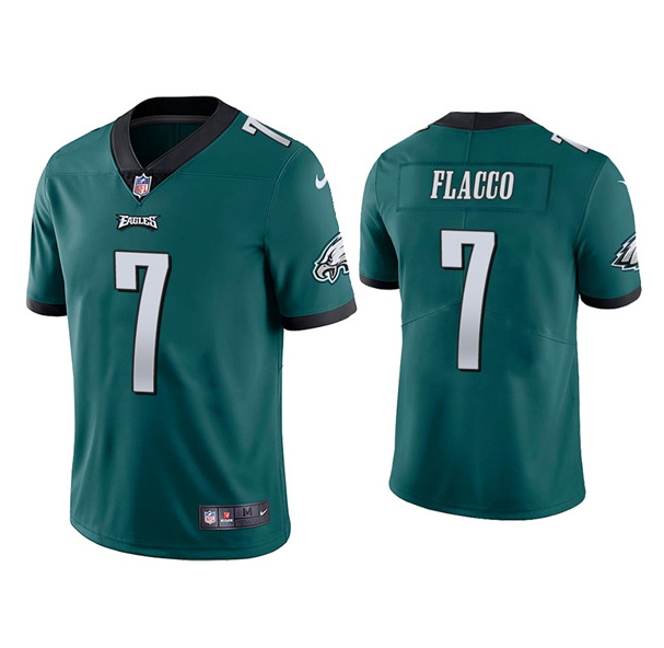 Men's Green Philadelphia Eagles #7 Joe Flacco Vapor Untouchable Limited Stitched Jersey